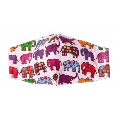 12 Elephants - Kid Pink Mask
