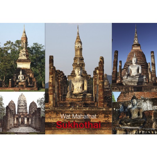 TEMPLES IN SUKHOTHAI HISTORICAL PLACE, THAILAND